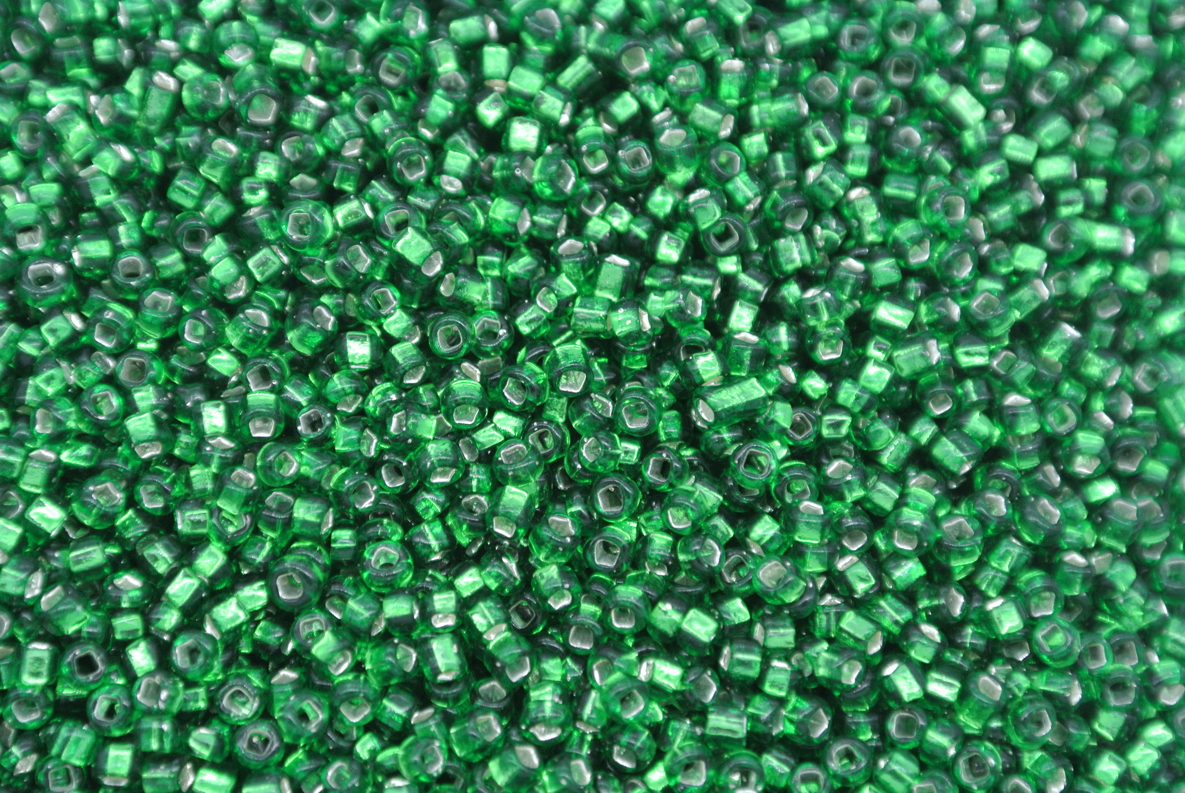 Seed Beads -11/0 size #27 Metal Green 1Pound